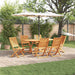 Set de masă pentru grădină 7 pcs Maro Lemn Solid de Acacia - WALTI WALTI