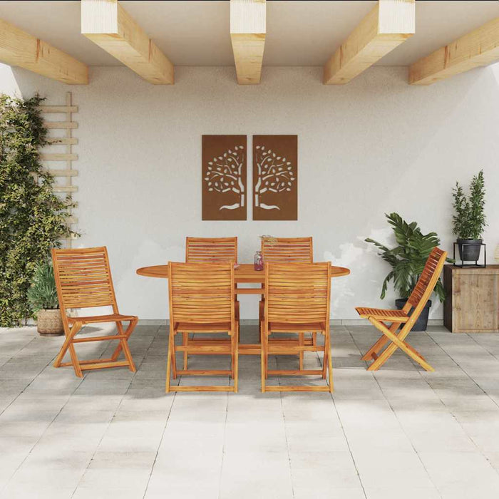 Set de masă pentru grădină 7 pcs Maro Lemn Solid de Acacia - WALTI WALTI