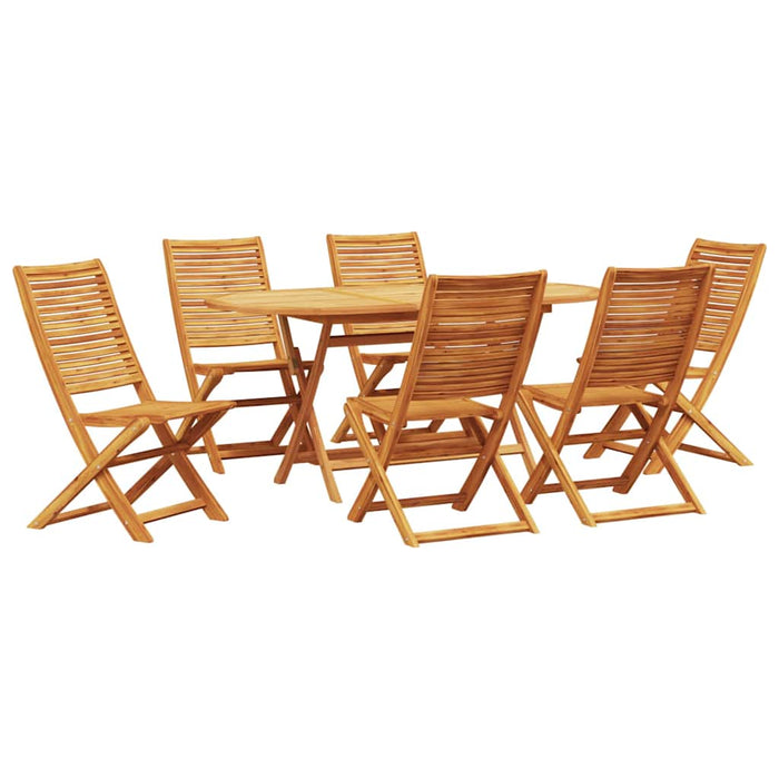 Set de masă pentru grădină 7 pcs Maro Lemn Solid de Acacia - WALTI WALTI