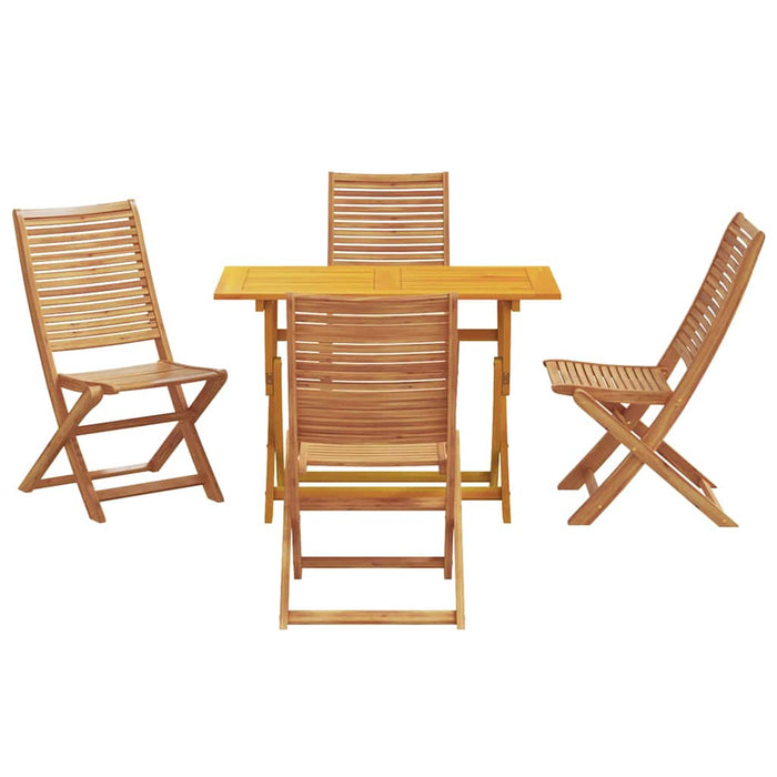 Set de masă pentru grădină 5 pcs Maro Lemn Solid de Acacia - WALTI WALTI