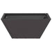 Vază pentru Grădină Negru 35 x 35 x 15 cm Oțel laminat la rece - WALTI WALTI