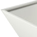 Vază pentru Grădină Alb 35 x 35 x 15 cm Oțel laminat la rece - WALTI WALTI