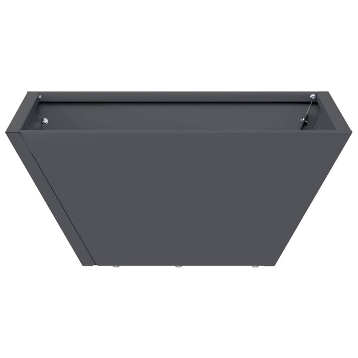 Vază pentru Grădină 5 pcs Antracit 35 x 35 x 15 cm - WALTI WALTI