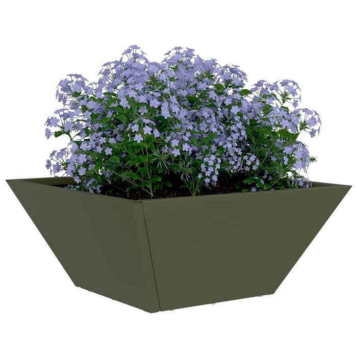 Vază pentru Grădină Verde măsliniu 35 x 35 x 15 cm - WALTI WALTI