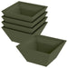 Vază pentru Grădină 5 pcs Verde măsliniu 35 x 35 x 15 cm - WALTI WALTI