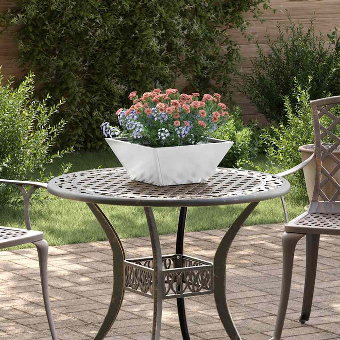 Vază pentru Grădină Argintiu 35 x 35 x 15 cm Oțel Galvanizat - WALTI WALTI