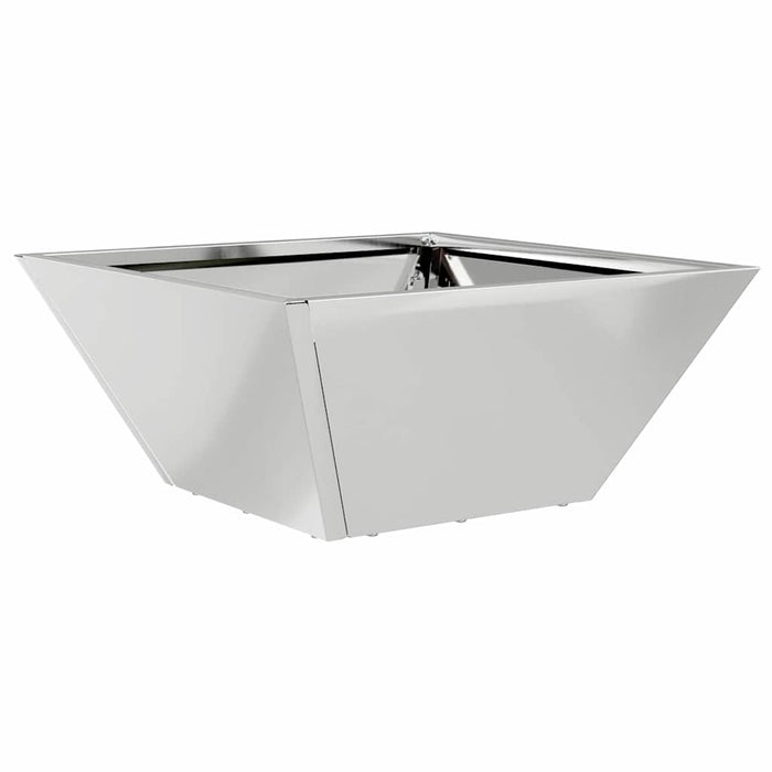 Vază pentru Grădină Argintiu 35 x 35 x 15 cm Oțel Galvanizat - WALTI WALTI