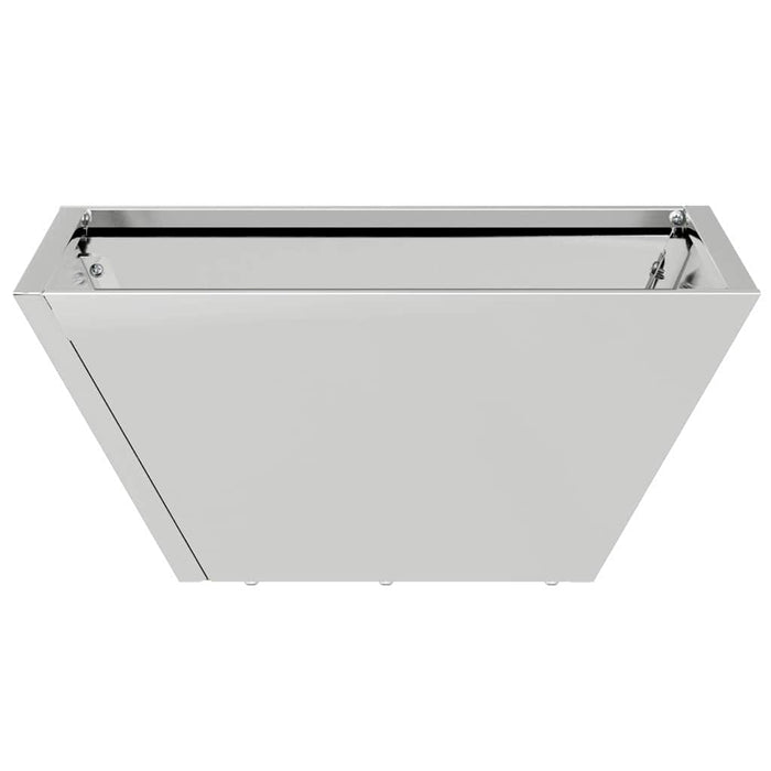 Vază pentru Grădină Argintiu 35 x 35 x 15 cm Oțel Galvanizat - WALTI WALTI