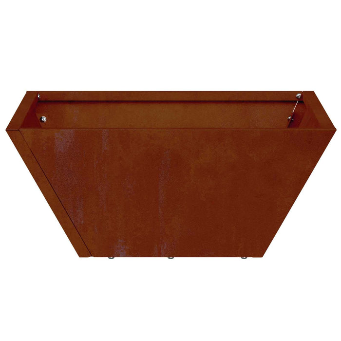Vază pentru Grădină 5 pcs Ruginit 35 x 35 x 15 cm - WALTI WALTI