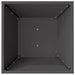 Vază pentru Grădină Negru 40 x 40 x 15 cm Oțel laminat la rece - WALTI WALTI
