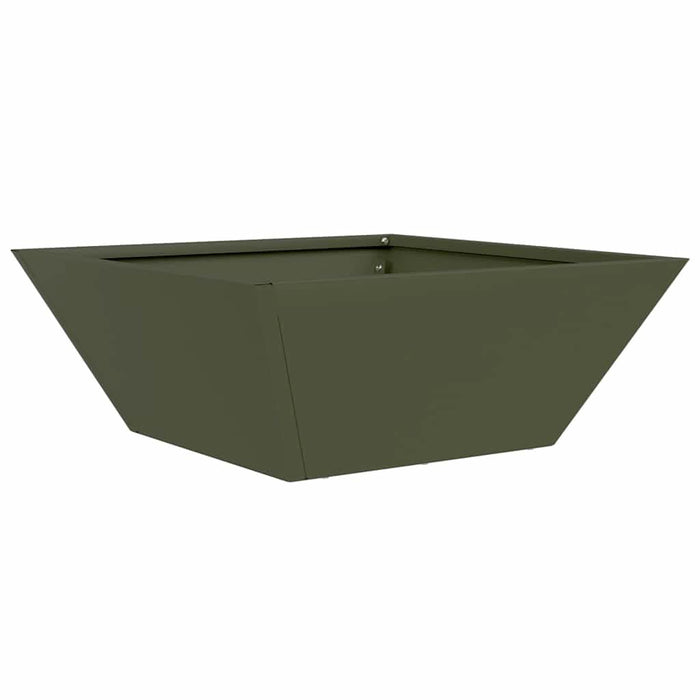 Vază pentru Grădină Verde măsliniu 40 x 40 x 15 cm - WALTI WALTI