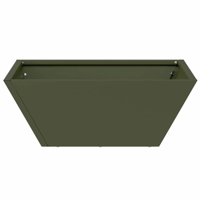 Vază pentru Grădină Verde măsliniu 40 x 40 x 15 cm - WALTI WALTI