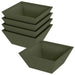 Vază pentru Grădină 5 pcs Verde măsliniu 40 x 40 x 15 cm - WALTI WALTI