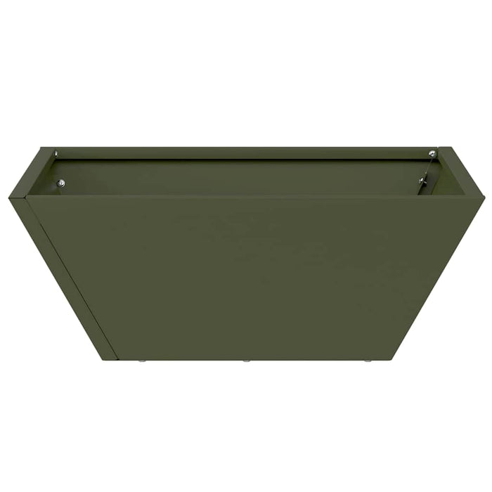 Vază pentru Grădină 5 pcs Verde măsliniu 40 x 40 x 15 cm - WALTI WALTI