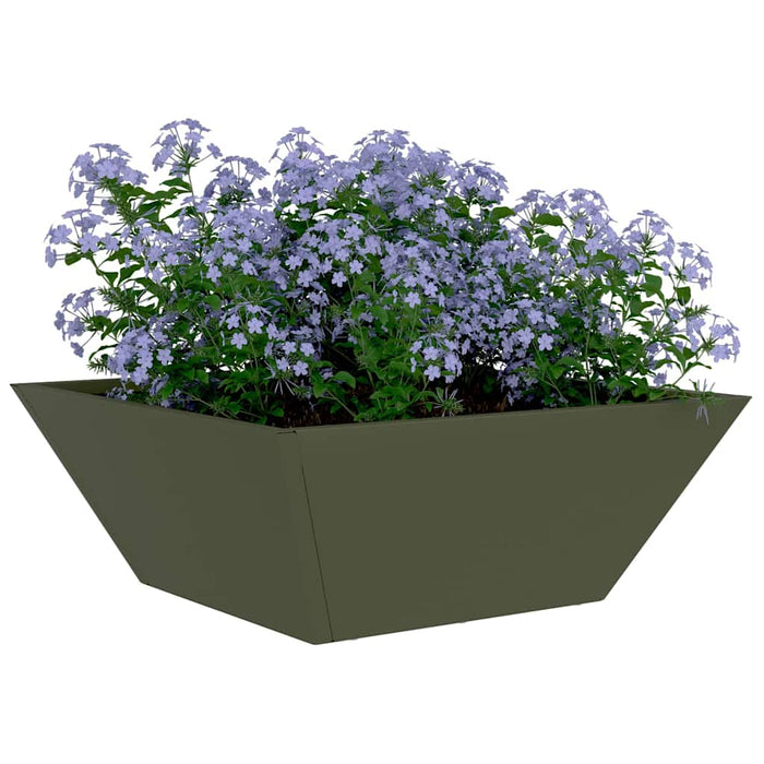 Vază pentru Grădină 5 pcs Verde măsliniu 40 x 40 x 15 cm - WALTI WALTI