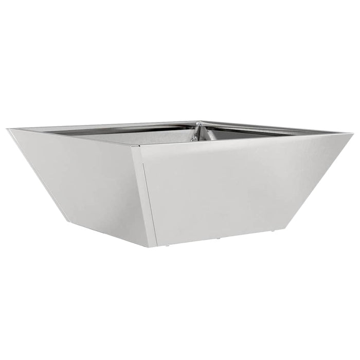 Vază pentru Grădină Argintiu 40 x 40 x 15 cm Oţel inoxidabil - WALTI WALTI