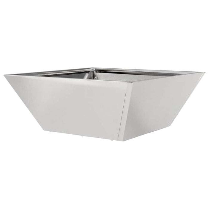 Vază pentru Grădină Argintiu 40 x 40 x 15 cm Oţel inoxidabil - WALTI WALTI
