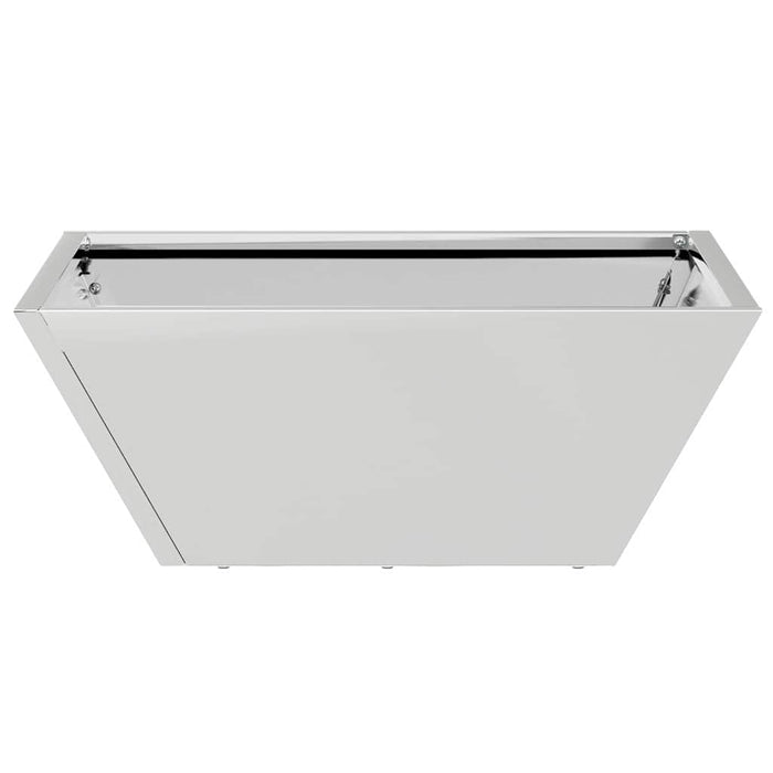 Vază pentru Grădină Argintiu 40 x 40 x 15 cm Oţel inoxidabil - WALTI WALTI