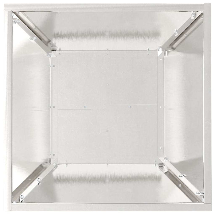 Vază pentru Grădină 5 pcs Argintiu 40 x 40 x 15 cm - WALTI WALTI