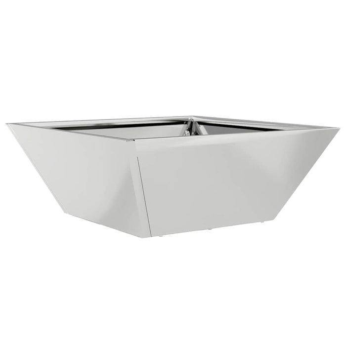 Vază pentru Grădină Argintiu 40 x 40 x 15 cm Oțel Galvanizat - WALTI WALTI
