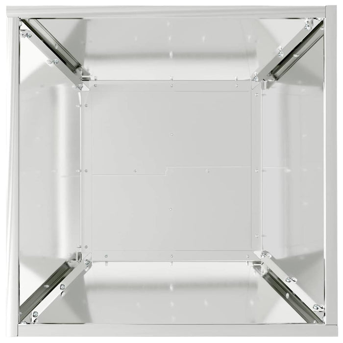 Vază pentru Grădină 5 pcs Argintiu 40 x 40 x 15 cm - WALTI WALTI