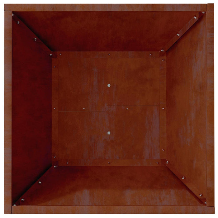 Vază pentru Grădină 5 pcs Ruginit 40 x 40 x 15 cm - WALTI WALTI
