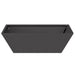 Vază pentru Grădină Negru 50 x 50 x 15 cm Oțel laminat la rece - WALTI WALTI