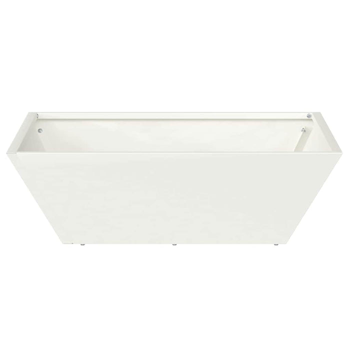 Vază pentru Grădină 5 pcs Alb 50 x 50 x 15 cm - WALTI WALTI