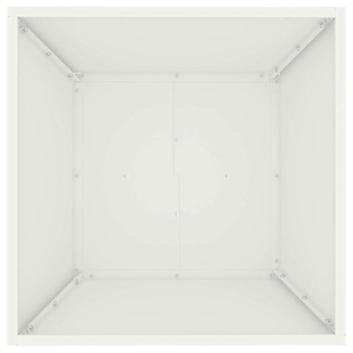 Vază pentru Grădină 5 pcs Alb 50 x 50 x 15 cm - WALTI WALTI