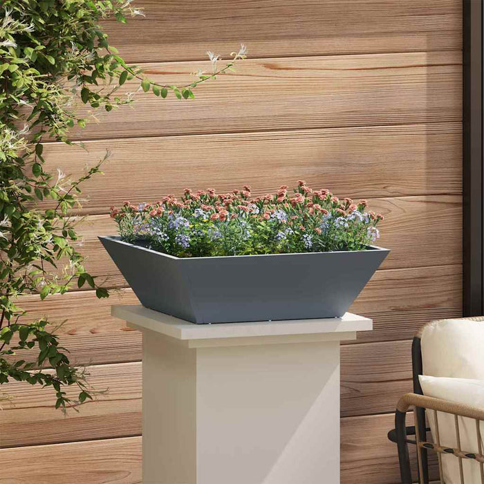 Vază pentru Grădină 5 pcs Antracit 50 x 50 x 15 cm - WALTI WALTI