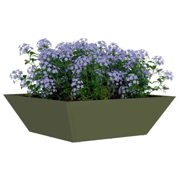 Vază pentru Grădină Verde măsliniu 50 x 50 x 15 cm - WALTI WALTI