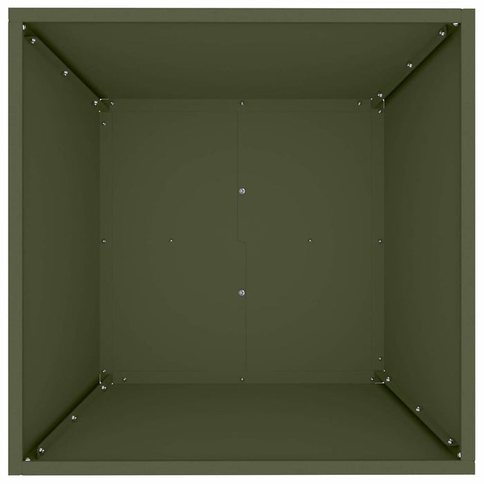 Vază pentru Grădină Verde măsliniu 50 x 50 x 15 cm - WALTI WALTI