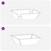 Vază pentru Grădină 5 pcs Verde măsliniu 50 x 50 x 15 cm - WALTI WALTI