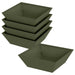 Vază pentru Grădină 5 pcs Verde măsliniu 50 x 50 x 15 cm - WALTI WALTI