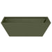 Vază pentru Grădină 5 pcs Verde măsliniu 50 x 50 x 15 cm - WALTI WALTI