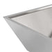 Vază pentru Grădină Argintiu 50 x 50 x 15 cm Oţel inoxidabil - WALTI WALTI