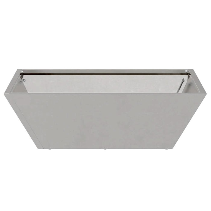 Vază pentru Grădină Argintiu 50 x 50 x 15 cm Oţel inoxidabil - WALTI WALTI