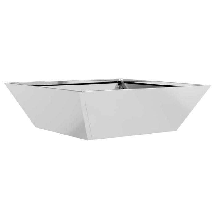 Vază pentru Grădină Argintiu 50 x 50 x 15 cm Oțel Galvanizat - WALTI WALTI