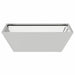 Vază pentru Grădină Argintiu 50 x 50 x 15 cm Oțel Galvanizat - WALTI WALTI