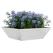 Vază pentru Grădină 5 pcs Argintiu 50 x 50 x 15 cm - WALTI WALTI
