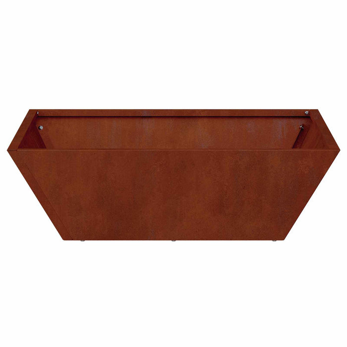 Vază pentru Grădină Ruginit 50 x 50 x 15 cm - WALTI WALTI