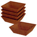 Vază pentru Grădină 5 pcs Ruginit 50 x 50 x 15 cm - WALTI WALTI