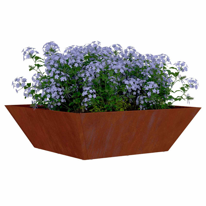 Vază pentru Grădină 5 pcs Ruginit 50 x 50 x 15 cm - WALTI WALTI