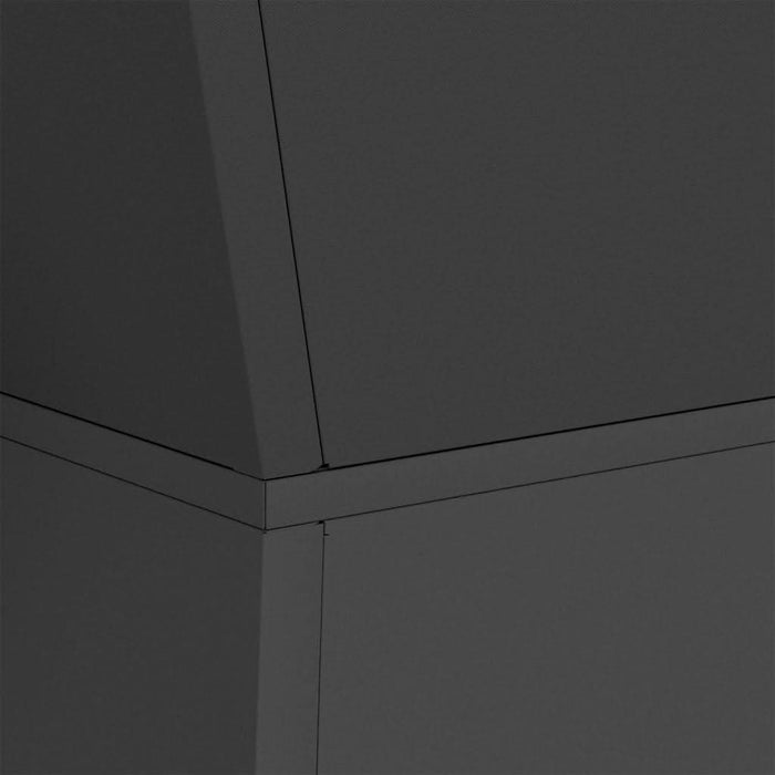 Vază pe pilon 2 pcs Negru 35 x 35 x 73 cm - WALTI WALTI