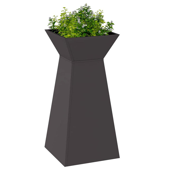 Vază pe pilon 2 pcs Negru 35 x 35 x 73 cm - WALTI WALTI