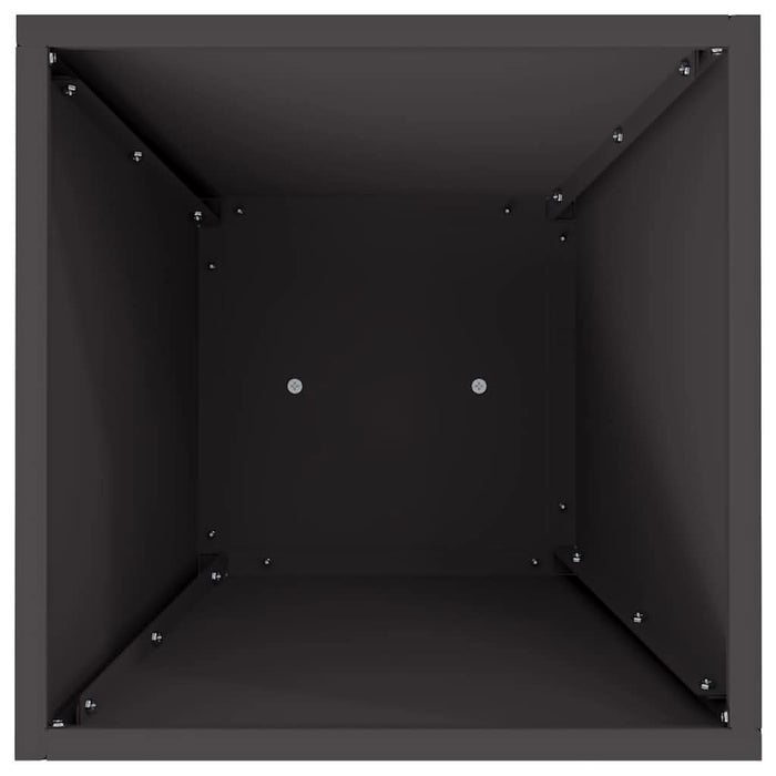 Vază pe pilon 2 pcs Negru 35 x 35 x 73 cm - WALTI WALTI