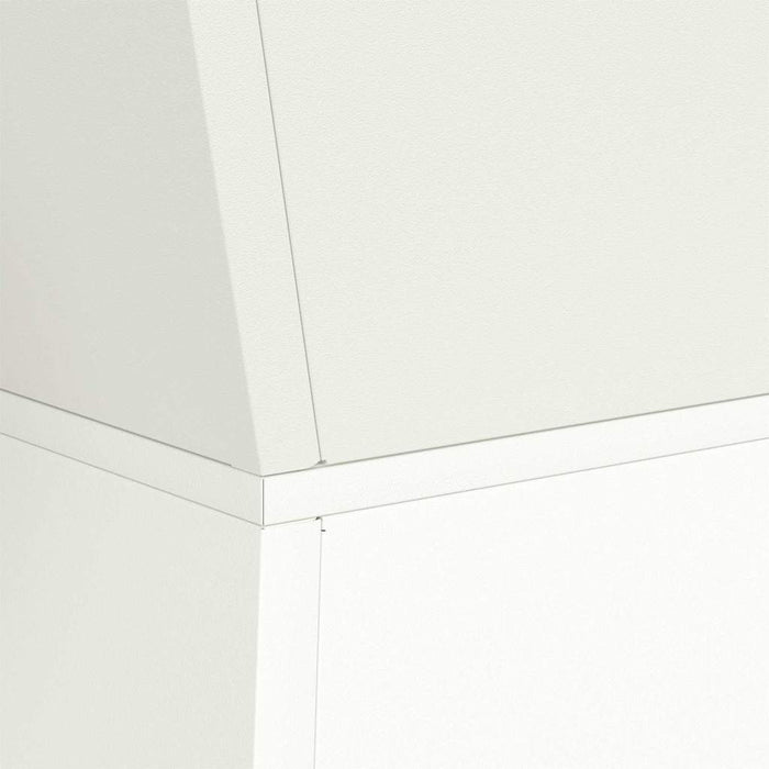 Vază pe pilon 2 pcs Alb 35 x 35 x 73 cm - WALTI WALTI