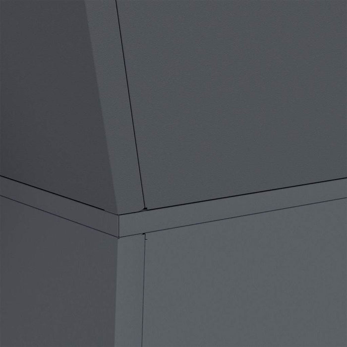 Vază pe pilon 2 pcs Antracit 35 x 35 x 73 cm - WALTI WALTI