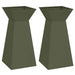 Vază pe pilon 2 pcs Oliv 35 x 35 x 73 cm - WALTI WALTI