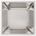 Vază pe pilon 2 pcs Argintiu 35 x 35 x 73 cm - WALTI WALTI